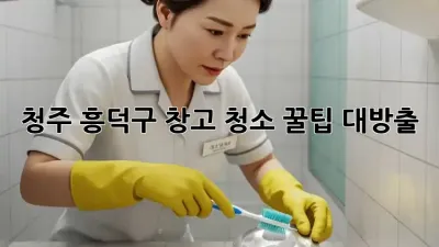 청주 흥덕구 창고 청소🧹 꿀팁 대방출!✨